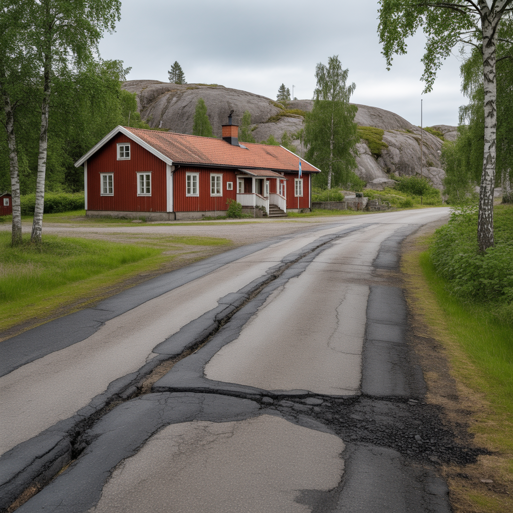 sprickor i asfalten pa uppfarten felsokning och atgarder