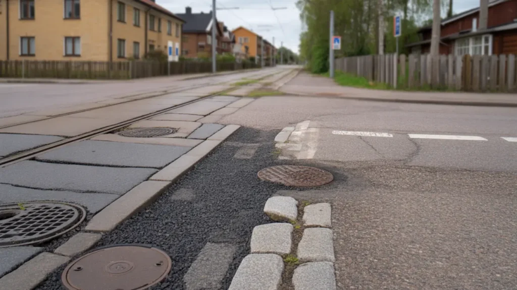 justering av brunnar och asfaltering vid sp rv gskorsning i sickla nacka